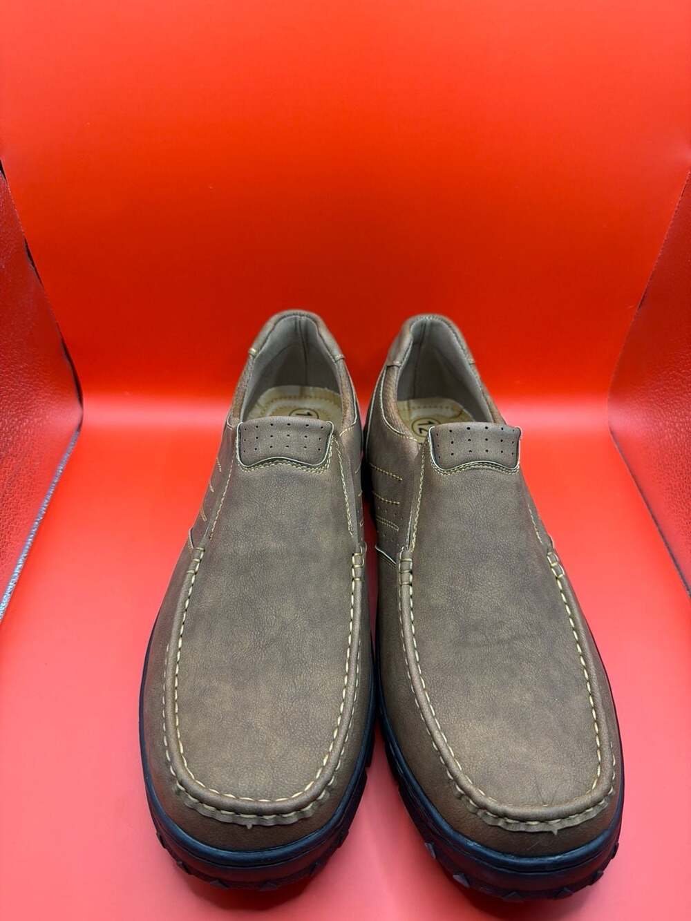 Geers by Dream Seek Men's Brown Slip-On Loafers DS163 Size 12